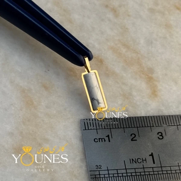 آویز طلا سنگ مرمر هولیت فانتزی